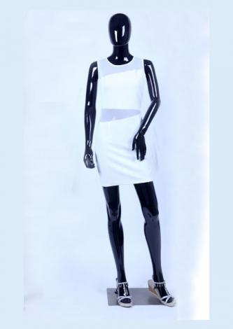 Maniquies Modelos abstractos FAUSTA I negro lacado