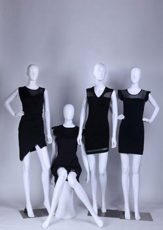 Maniquies Modelos abstractos FLAVIA I,blanca lacada