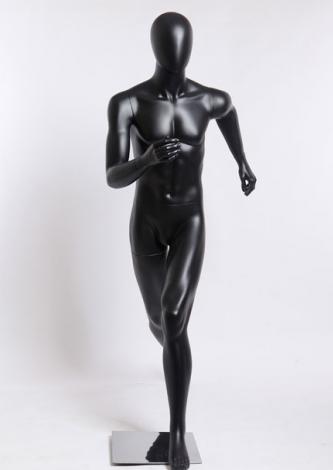 Maniquies Modelos abstractos Sport I - Hombre negro mate