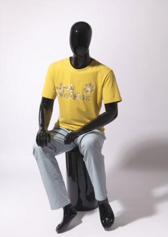 Maniquies Modelos abstractos FAUSTO IV, negro lacado