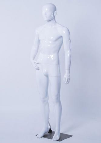 Maniquies Modelos abstractos FLAVIO II, blanco lacado