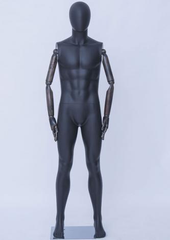 Maniquies Modelos articulados Romulo IX-negro mate